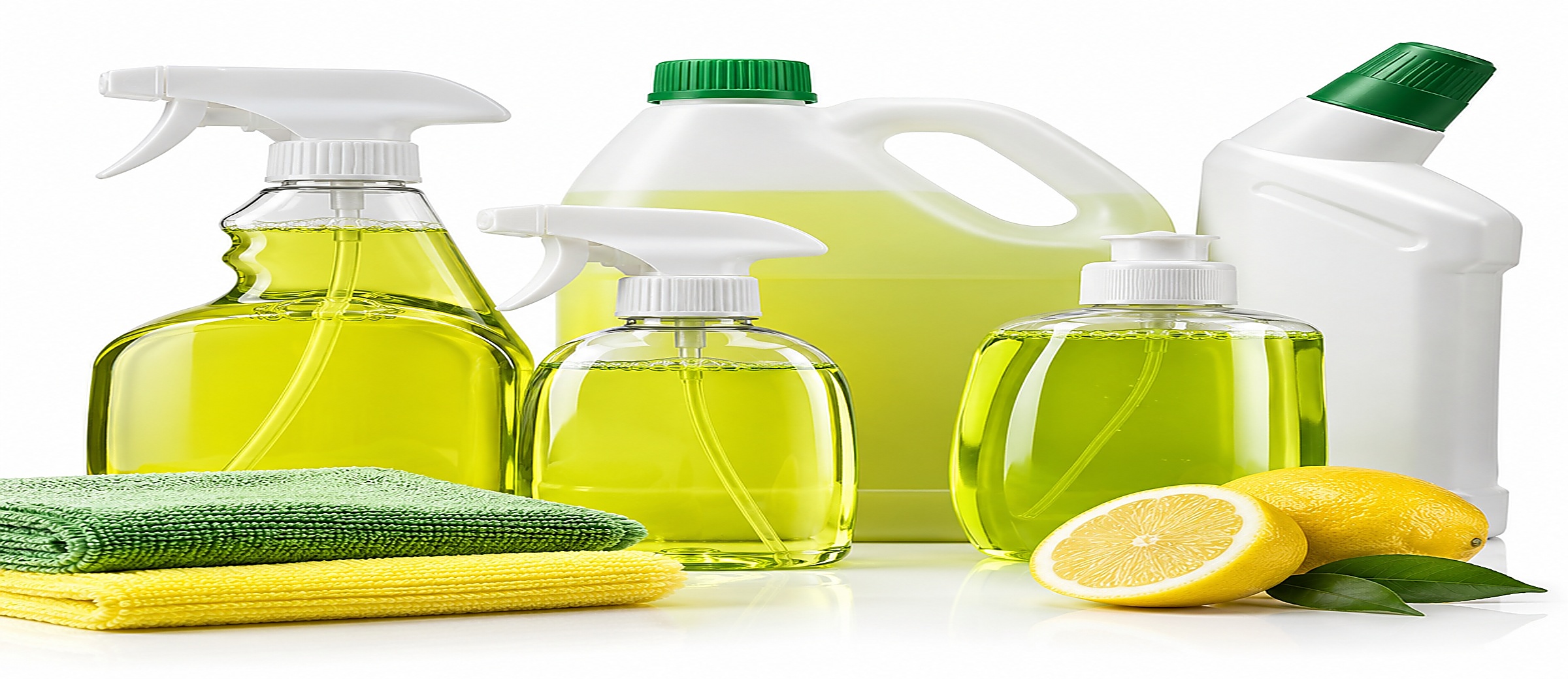 Close-up cleaning product imagery